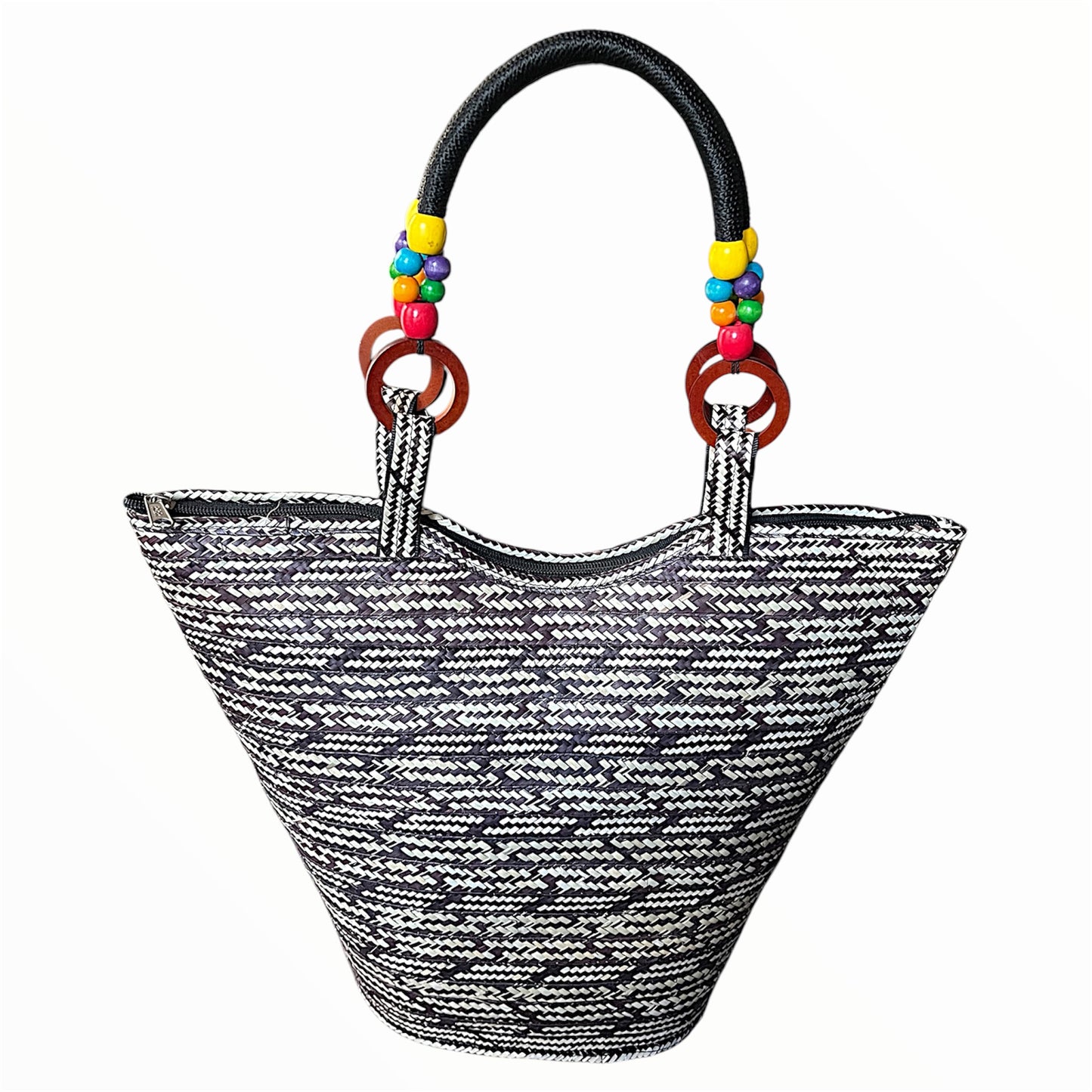 Bolso de mano para mujer Wawen con estampado circular