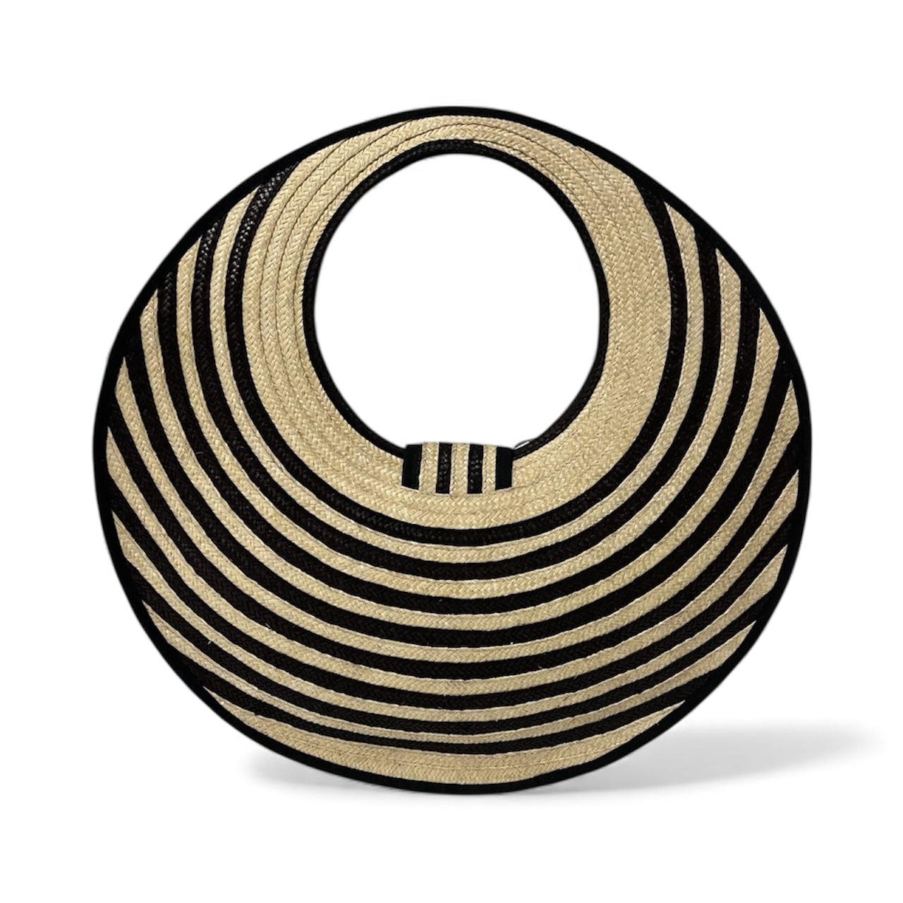 Bolso de mano para mujer Wawen con diseño de patrón de color neutro en forma de diamante