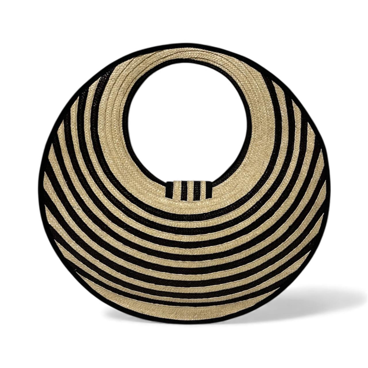 Bolso de mano para mujer Wawen con diseño de patrón de color neutro en forma de diamante