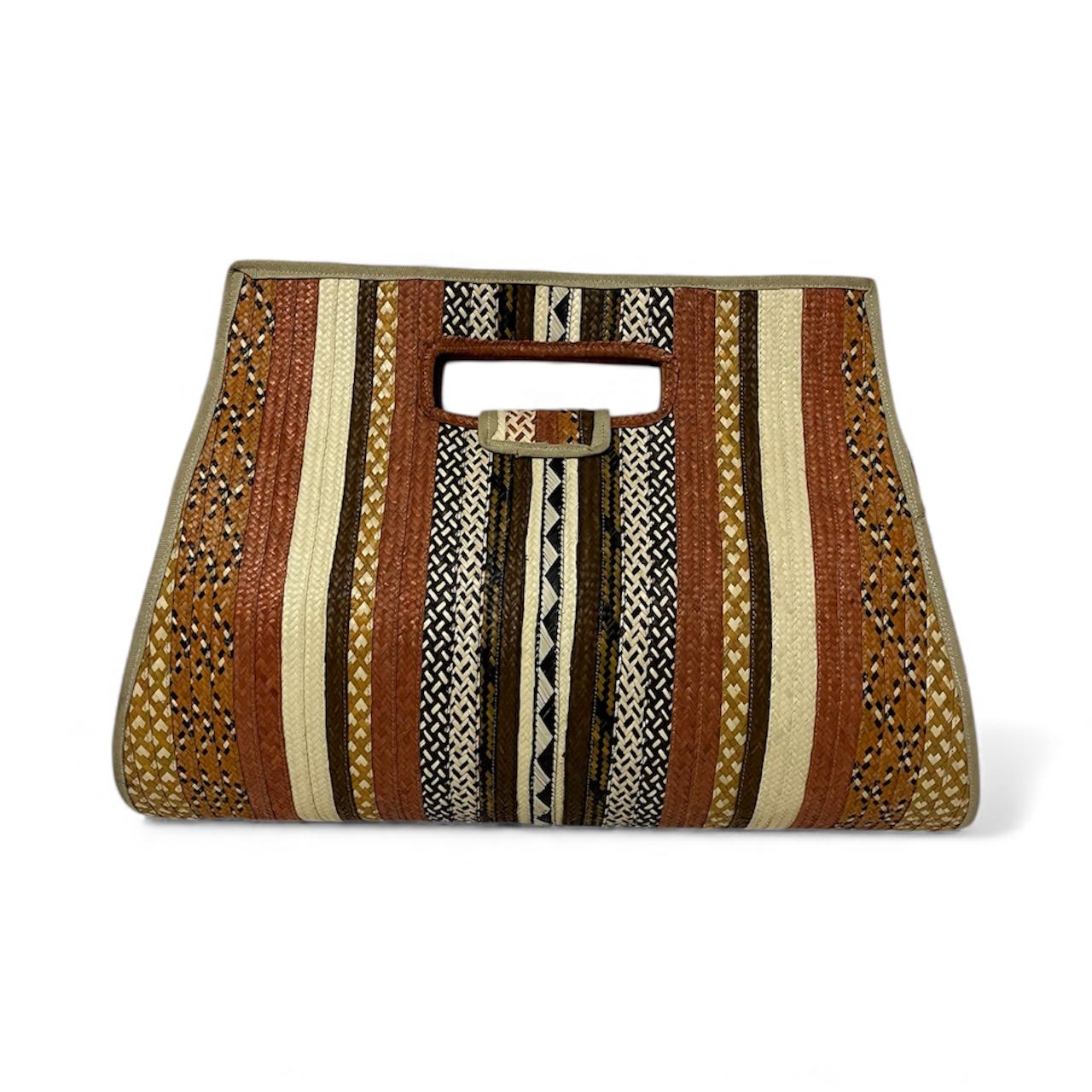 Bolso de mano para mujer Wawen con diseño en forma de medio círculo