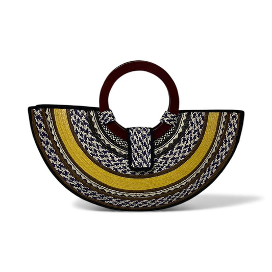 Bolso de mano para mujer Wawen con diseño de botones precolombinos