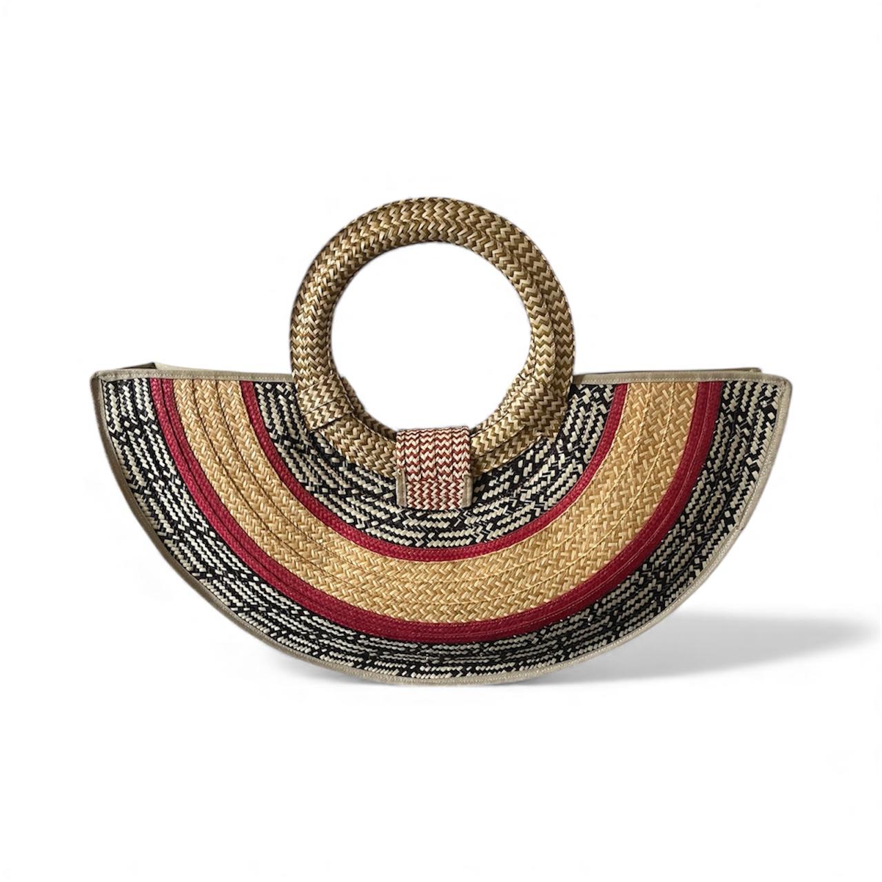 Bolso de mano para mujer Wawen con diseño de botones precolombinos