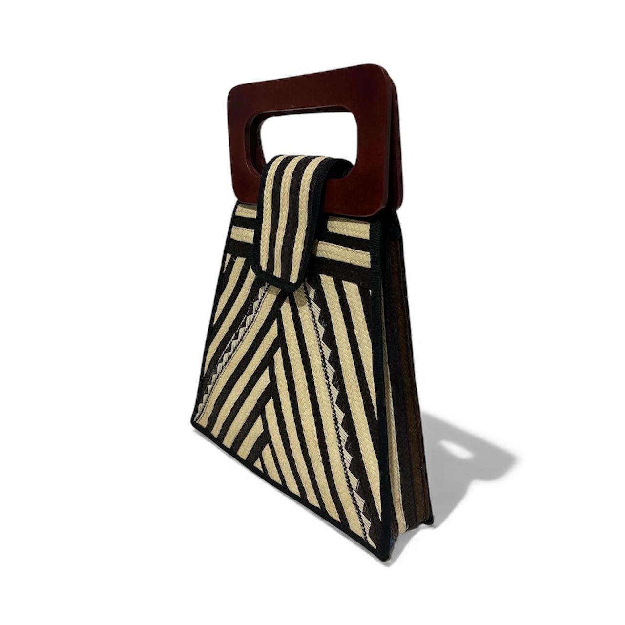 Bolso de mano para mujer Wawen con diseño de patrón precolombino