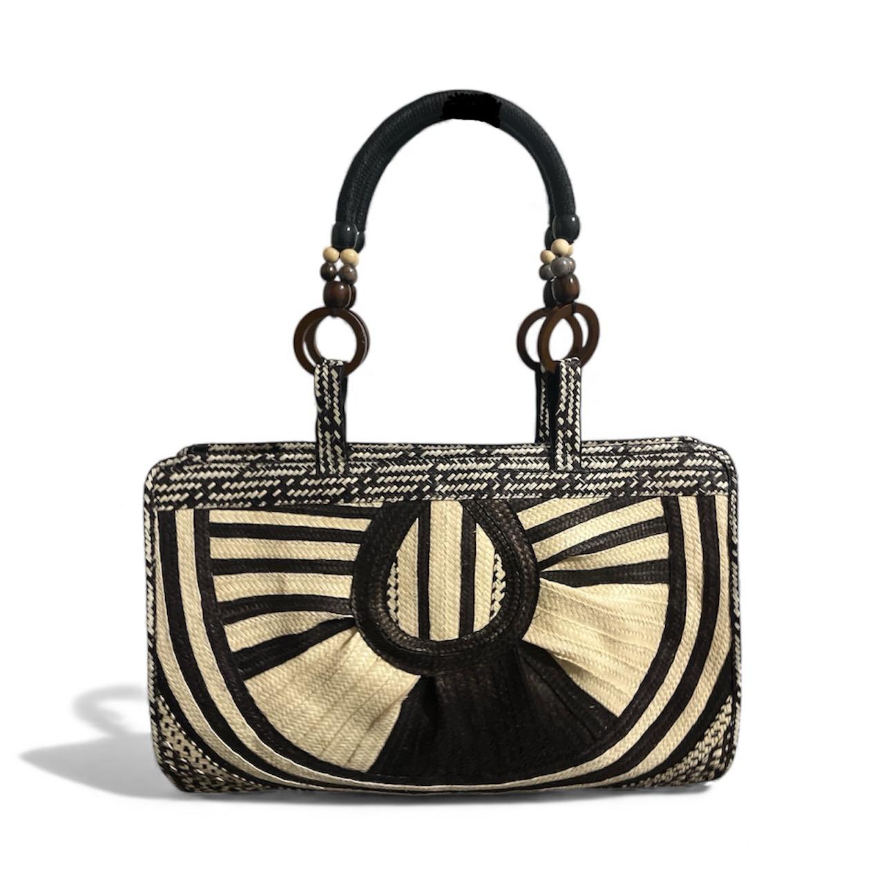 Bolso de mano para mujer Wawen con diseño en forma de medio círculo